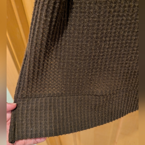 Zenana Outfitters Dark Brown Crew Neck Sweater - Picture 9 of 9